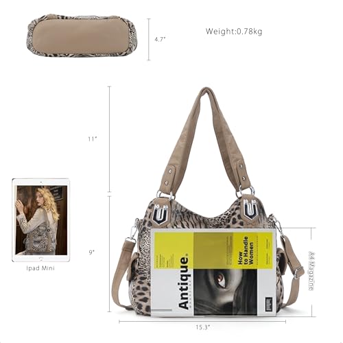 Image of Angel Barcelo Purses for Women Soft PU Leather Shoulder Bag Crossbody Purse and Handbags