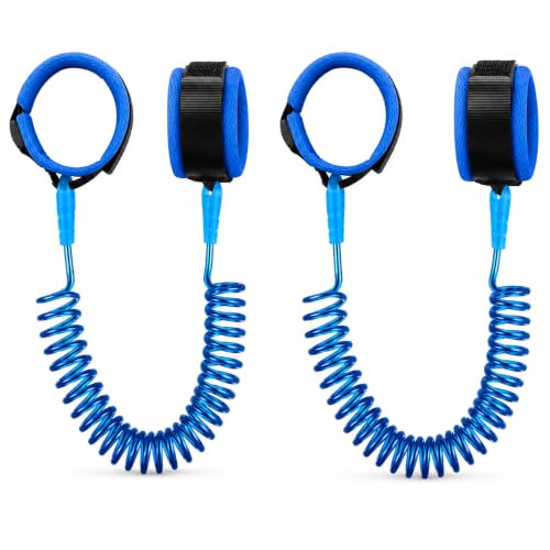 Image of 2 Pcs Anti Lost Toddler Wrist Link with Adjustable Wrist Bands | 1.5 Metre Child Safety Harness Leash for Travel, Shopping, Outdoor & Crowded Places