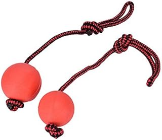 coscosx Dog Toy Ball on a rope Recompensa Para Mascota Formación/Jugar/chewing Solid hule Natural diente limpieza juguetes