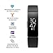 Fitbit Inspire HR, Pulsera de salud y actividad física con ritmo cardiaco,...