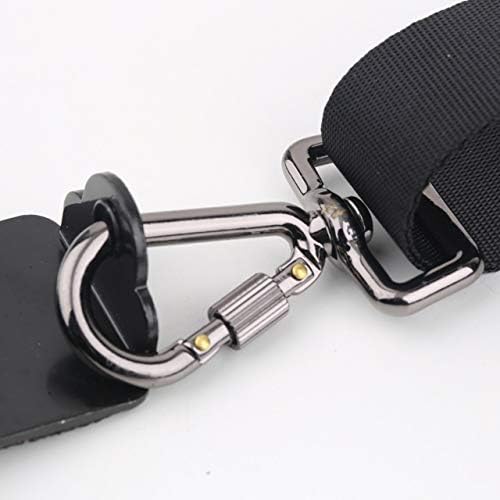 JJA Camera Shoulder Neck Strap for DSLR & SLR Cameras, 51 Long Nylon Universal Adjustable Camera Straps, Suitable with Nikon, Canon, Sony, Lumix, Fujifilm, Samsung and More  Black