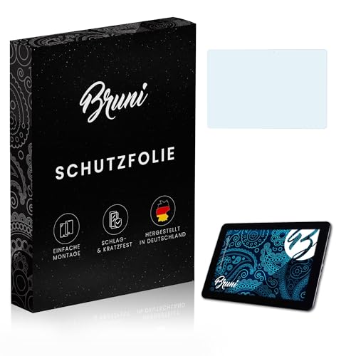 Bruni Protecteur d'écran compatible avec Wortmann Terra Pad 1004 2018 Film Protecteur, cristal clair Écran protecteur (2X)