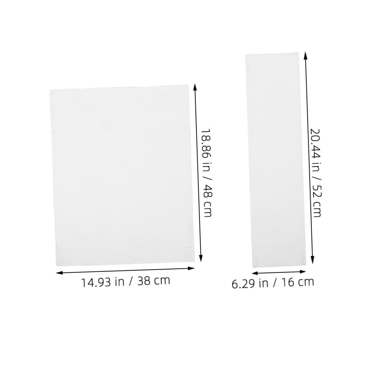 OUNONA Chair Replacement Covers 2 Pack Sling Canvas Folding Seat for Outdoor Indoor Use