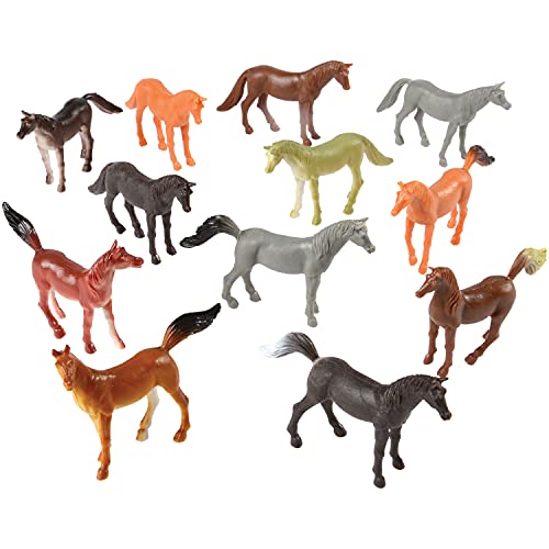 US Toy Mini Horses Action Figure (1 Dozen) - Thumbnail 2