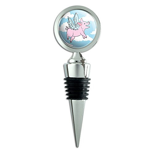 Flying Pig Wine Bottle Stopper