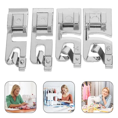 Set 4 piezas pies para máquina de coser ibasenice miniatura 7