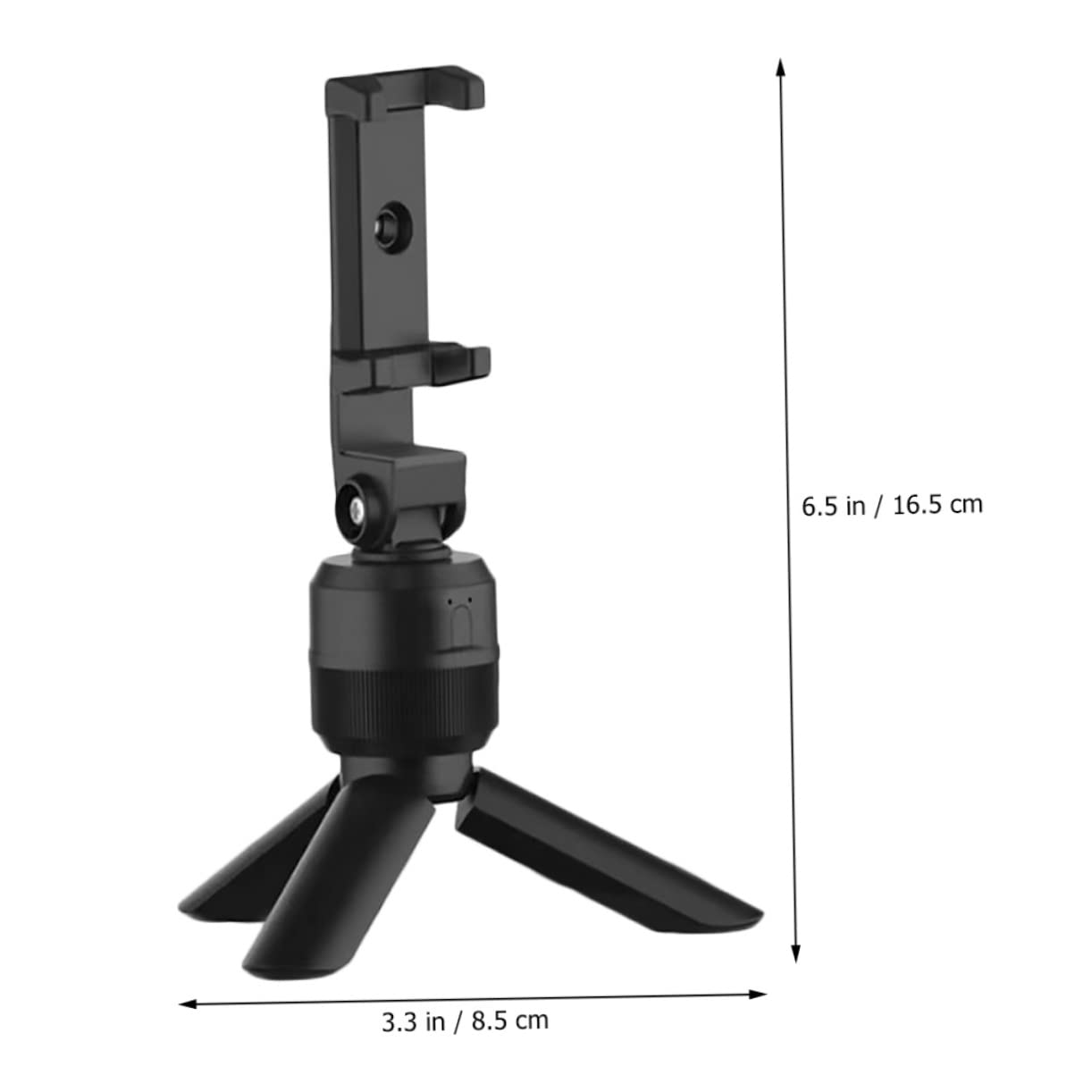 VILLCASE Treppiede per Smartphone con Rilevamento Facciale e Rotazione per Video Streaming e Registrazioni per Videochiamate e Visione Contenuti