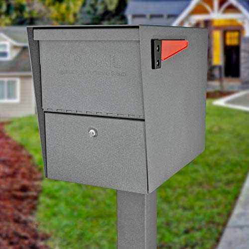 Mail Boss 7205 Package Master Curbside Locking Security Mailbox | Granite 21.5 x 12 x 16.5 inches by Mail Boss - Image 2