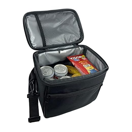 Bolsa Térmica Marmita Ombro Necessaire Transversal Preto ART MANIA