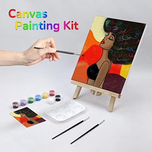 Canvas Painting Kit Pre Drawn Canvas For Painting For Adults Party