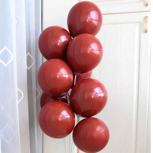 Image of Latex Balloons, 100-Pack Different Sizes 18 12 10 5 Inch Party Balloon Garland Kit (Ruby Red)