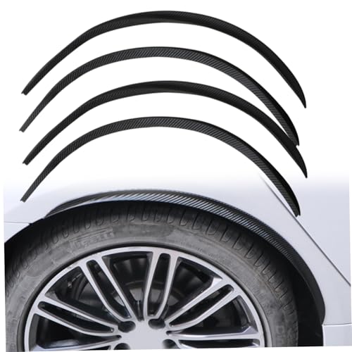Garniture d'ailes voiture anti-rayures 2 paires de bandes de protection puits de roue PVC