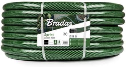 Manguera de jardín (50 m, 25 mm de diámetro, 7 bares, 3 capas)