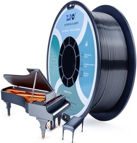 ZIRO PLA Silk Filament 1.75mm, Silky 3D Printer Filament PLA 1kg(2.2lbs)