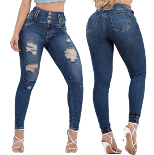 Rhero Women's High Waisted Jeans Pants 567762