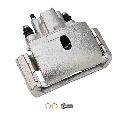 Image of Detroit Axle - Rear Brake Kit for Chrysler Aspen Dodge Ram 1500 Durango | Drilled & Slotted Brake Rotors Copper-Free Ceramic Brake Pads Brake Calipers Replacement
