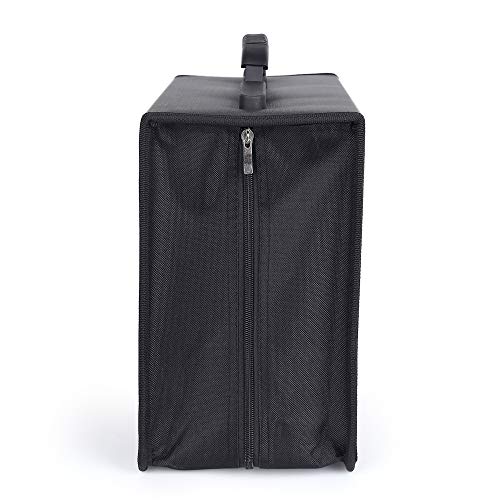 Vicoter 400 Large Capacity CD/DVD Case, CD Case Holder Portable DVD Storage Organizer with Hand Strap Easy to Carry (Black) - Thumbnail 7