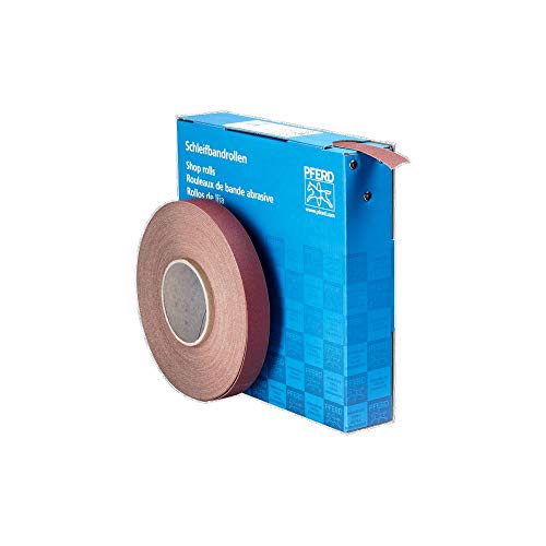 PFERD 47120 Heavy-Duty Abrasive Shop Roll, Aluminum Oxide, 50 yd. Length x 1