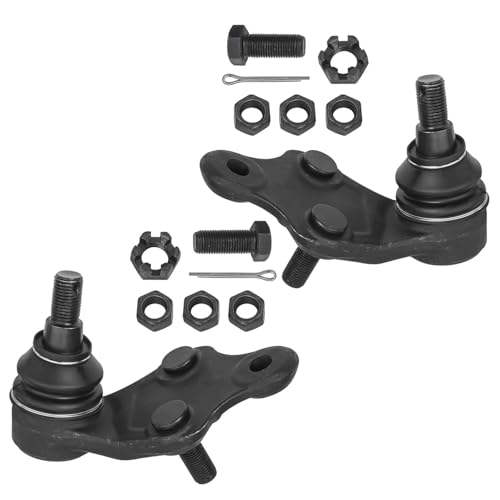 Image of Detroit Axle - Front End 8pc Suspension Kit for 07-11 Toyota Camry 2007 2008 2009 2010 2011, 2 Lower Control Arms 2 Ball Joints 2 Outer Tie Rods 2 Sway Bars Replacement USA Built