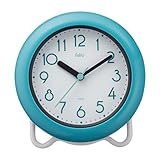 MAG(マグ) Felio(フェリオ) バスクロック生活防水 防塵 IP52 お風呂 水回り アナログ ステップ秒針 置き掛け兼用 バブルコート ブルー FEW130 BU ノア精密