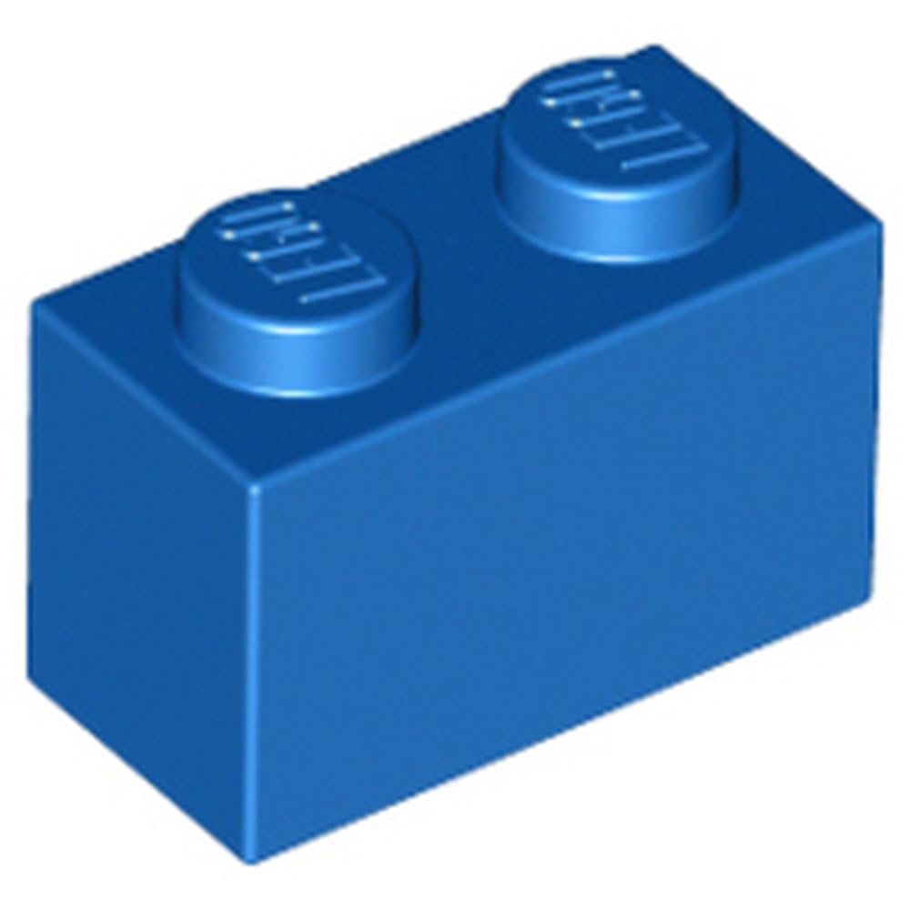 LEGO Building Block 1x2, Part 3004 (Blue, 1, Bricks) — image 1