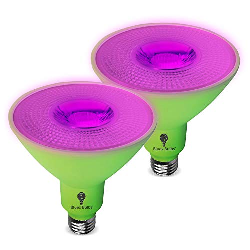 2 Pack 100W LED Grow Light Bulb PAR38 Flood Bulb - Full Spectrum