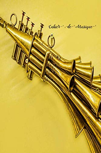 Cahier de musique: PRATIQUE : page gauche prise de note + graphie des clés + ordre des dièses et bémols + Do en 5 clés - 15x23 - 106 pages - 9 portées par page - couverture souple brillante