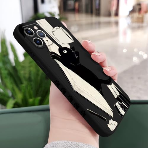 Coque silicone iPhone 11 Pro LEECG fine finition microfibre - 2