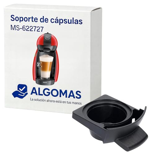 ALGOMAS® Soporte Cápsula Compatible con Dolce Gusto Piccolo MS 622727 | Repuesto de Sustitución No Original | Plástico Resistente al Calor | Evita Fugas | Fácil Instalación y Limpieza