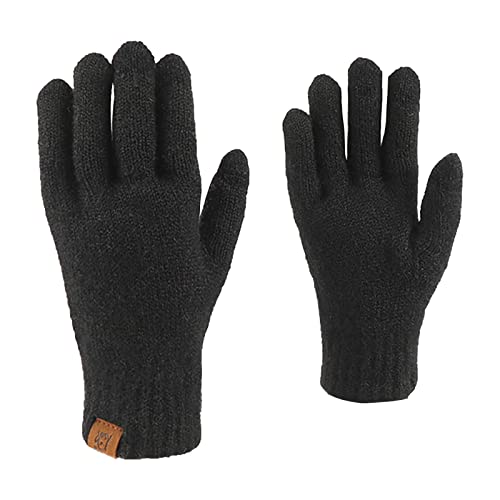 Unisexe Gants Hiver Cachemire Tricot Silicone AntidéRapant ÉPaissir Chaud Gants Magiques En Molleton Gants à éCran Tactile TricotéS En Laine Et Velours Gants De Cyclisme D'ExtéRieur Cover