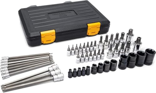 Image of GEARWRENCH 49 Piece 1 /4 inch, 3 /8 inch, 1 /2 inch Drive Torx Bit Socket Master Set - 89087 Large (Pack of 6)