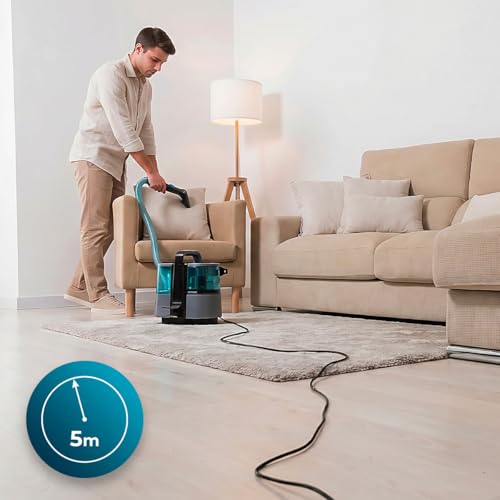 Cecotec Polsterreiniger Conga 4000 Carpet&Spot Clean XL Neo. 3-in-1 Funktion, 600 W, starke 14 kPa Saugkraft, 1,5 L Frischwassertank… – Ansicht 5
