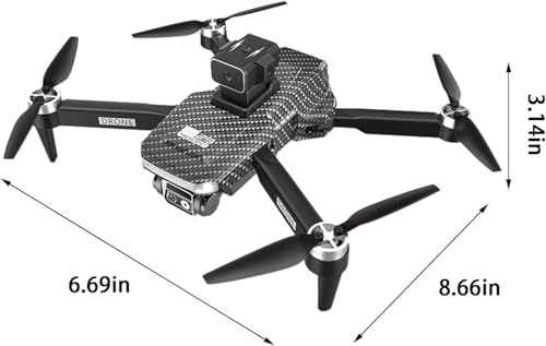 Image of dRoNe wItH hD DuAl cAmErA BrUsHlEsS MoToR, oNe cLiCk tAkEoFf /lAnDiNg FlIp rOlLiNg gEsTuRe cOnTrOl wI-Fi cAmErA ReMoTe cOnTrOl -X DrOnE, 2 x BaTtErY (JS29)