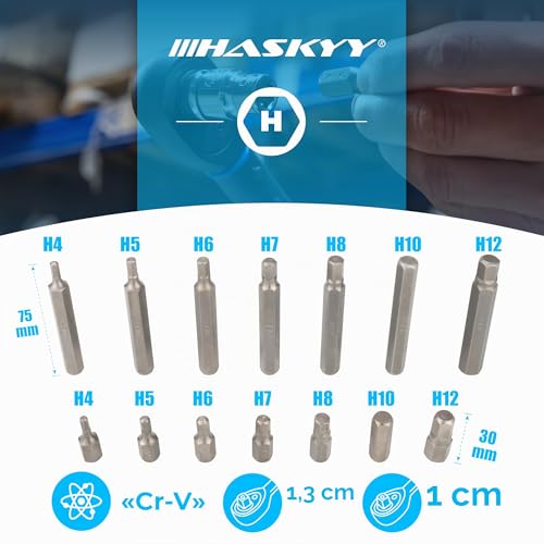 Miniatura 4 de 40 Piezas Torx Llaves Torx: T20 T25 T30 T40 T45 T50 T55 - M5 M6 M8 M10 M12
