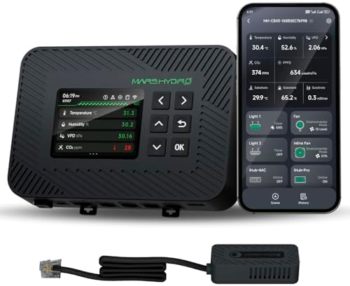 Mars Hydro Tent Kit - Explore the Surprising Features You Didn't Expect 8 MARS HYDRO iControl for Grow Tent, Smart Grow Room Controller, Smart Environmental with Temperature, Humidity, VPD,Timer, Cycle