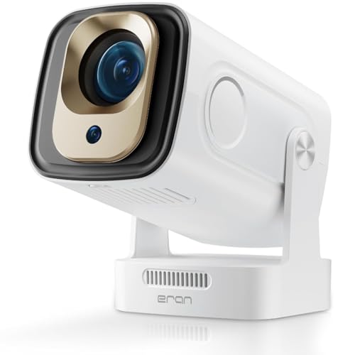 Image of HY260 PRO Projector, 1080P Native Support for 4K Resolution with Bluetooth 5.4 WIFI6 300 ANSI Android 11,180Rotatable Auto Keystone Correction Video Projector