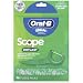 Oral-B Complete Glide Dental Floss Picks Plus Scope Outlast, Long Lasting Mint, 75 Dental Floss Picks, Pack of 6