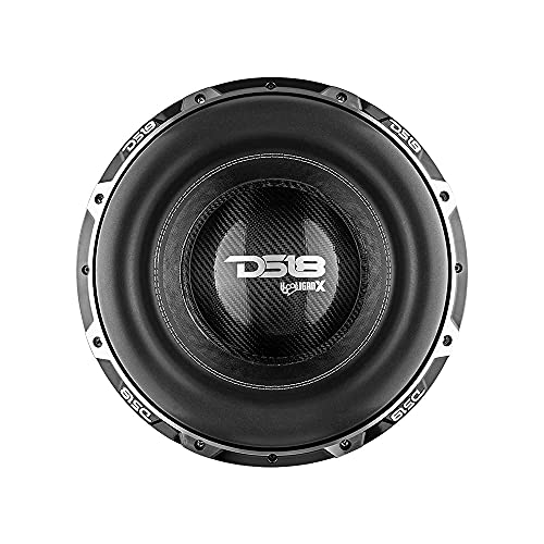 DS18 HOOL-X15.2DHE 15 Inch Competition High Excursion Car Subwoofer 4000 Watts Rms 4\" Dual Voice Coil 2 + 2 Ohm DVC - Powerful Car Audio Bass Speaker - Thumbnail 5