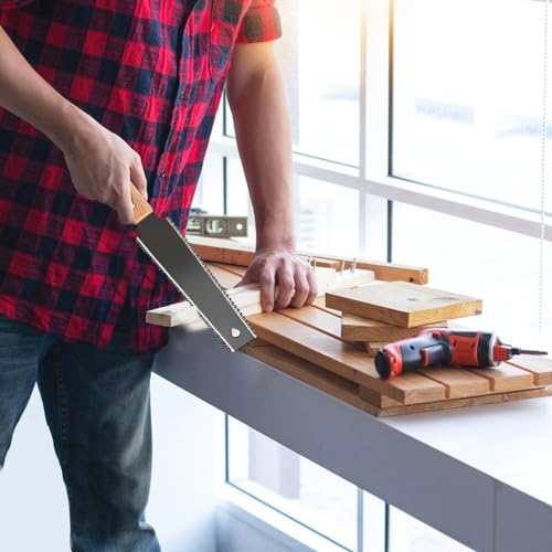 Hand Saw 3 Pack Japanese Saws for Woodworking Tools Japanese Pull Saw Fine Tooth Wood Working Carpenters Tools Sharp Flat Double Edged Small Wood Saws 6 Hand Saw 3 Pack Japanese Saws for Woodworking Tools Japanese Pull Saw Fine Tooth Wood Working Carpenters Tools Sharp Flat Double Edged Small Wood Saws - Image 6