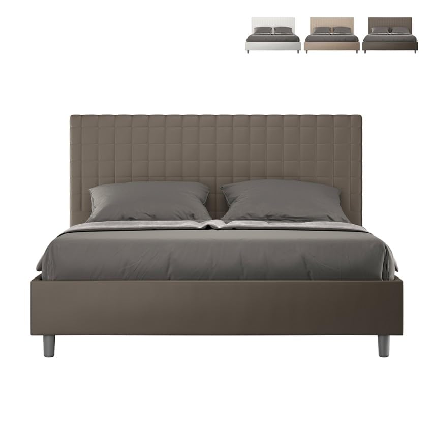 ITYHOME Lit Sunny L.170 P.210 sans filet cappuccino
