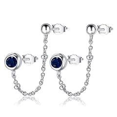 Deep Blue CZ /Silver