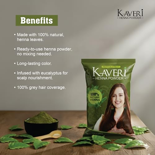 Polvo de Henna Natural Color Marrón Kaveri 500 g miniatura 3