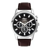 s.Oliver Herren-Armbanduhr Chronograph SO-3684-LC