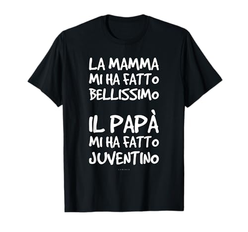 Magliette Uomo Manica Corta Regalo papà Tifoso Juventino Maglietta