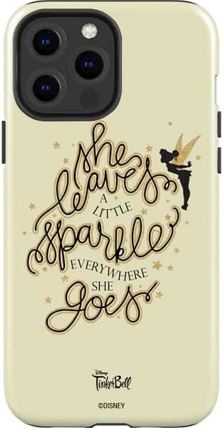 Skinit Impact Phone Case Compatible with iPhone 14 Pro Max - Officially Licensed Disney Tinker Bell Water Color Art Poses Design