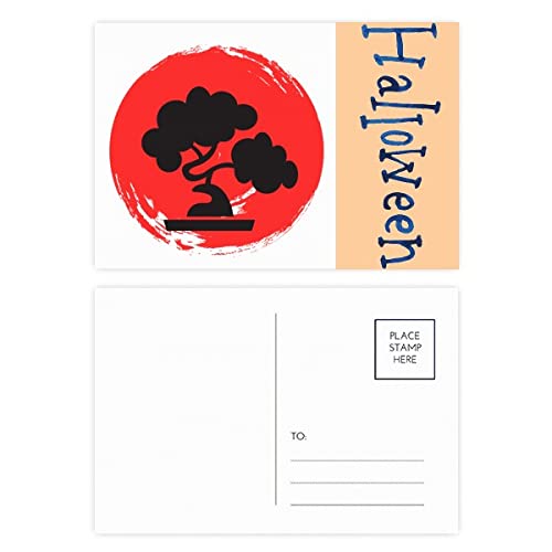Cartes postales Halloween japonaises lot 20 illustrations papeterie fantômes et sorcières