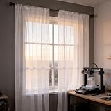 ⭐LARGE APPLICATION: Il est idéal pour les Rideaux Salon/Rideaux Chambre d'enfants/Rideau Chambre Adultes/rideaux de chambre d'amis. Adapté aussi pour une utilisation au travail, espace déco, entreprise, dressing, computer studio,café, les baies vitrées.