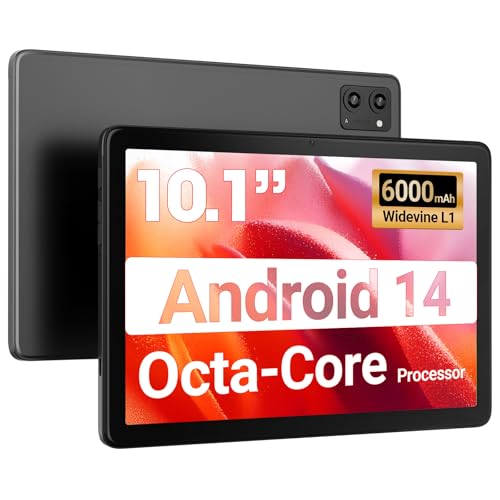 ^ubg 10.1C` Android 14 ^ubg - 10GB RAMA64GB + 256GB gXg[WAIN^RAvZbTA8ԃobe[AHD 800 x 1280 IPS ^b`XN[AWi-Fi 5 | Bluetoot