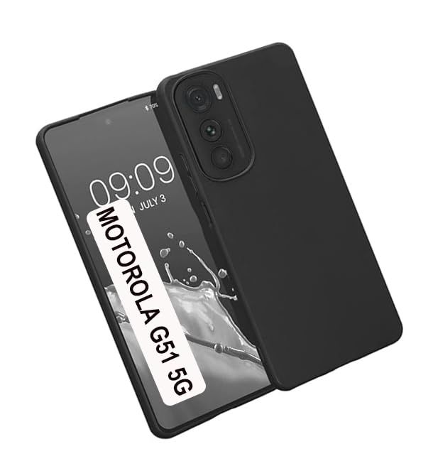 COBERTA Back Cover for MOTOROLA G51 5G Back Cover Case - Black Silicon (B0CS2T2544) Amazon Price History, Amazon Price Tracker
