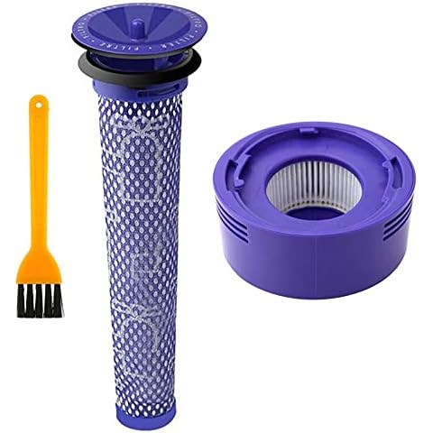Nordun Post Motor Filters V7 V8 & Pre Filters Kit Parts for Dyson Cordless Animal Absolute Vacuum Cleaner Filter Bundle, Washable Filter Replacement, Replace DY-96566101, DY-96747801 (Pack of 3) Cover